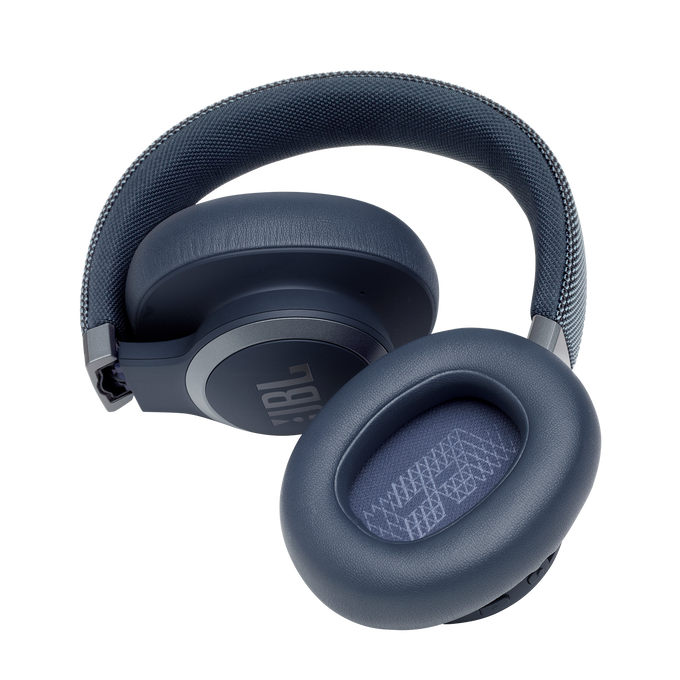 JBL Live 650BTNC - Blue - Wireless Over-Ear Noise-Cancelling Headphones - Detailshot 7 image number null